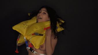 Dazz Inflates Airplane CO2 Life Vest 4K (Custom Fetish)