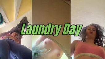 Giantess Sugar in 'Laundry Day' POV SFX (LTLGiantessClips)
