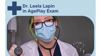 Dr Leela Lapin Gives You an Physical in AgePlay Exam (Leela Lapin)