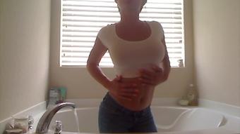 Wet Clothes in the Tub, Cum (LauranVickers)