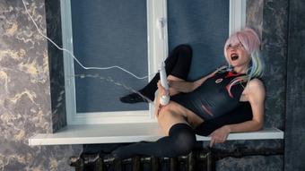 Cyberpunk - Squirting orgasm - May 26, 2023 (Lil cosplay slut)