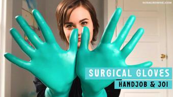 Surgical Gloves Handjob & JOI (Nina Crowne)