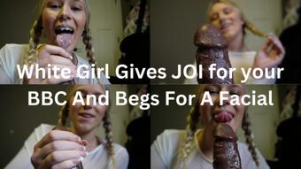 White Girl Gives JOI for your BBC And Begs For A Facial (keeks_3005)