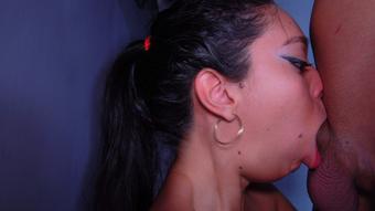Amateur Couple Trying Extreme DeepThroat (TeamJacky)