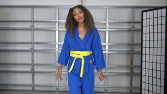 HONEY EARNS HER ORANGE KARATE BELT - January 06, 2023 (RoxieRaeFetish)
