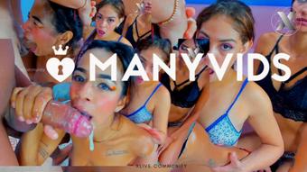 OHH! SALIVA EXPLOSION! DEEPTHROAT HARD (Xlivestudio)