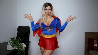 Superman's sperm transforms me into Superwoman HD (Lia Lennice)