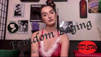 Holiday Femdom Edging - December 23, 2021 (LittleBunnyB)