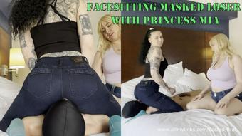 Jeans Facesitting Masked Loser  Mirrored Version (Blazed Brat)