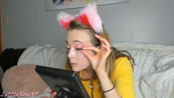 Strawberry Princess makeup tutorial (Riley Cyriis)
