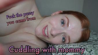 Cuddling with mommy (Evelyn Jade)