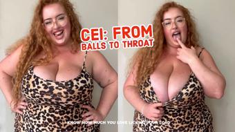 DELETING 1/10 - Cum Swallowing: Balls the Throat CEI - October 16, 2022 (Gwen Adora)