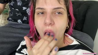 Nose Blowing And Snot Facial (Lily Ann X)