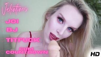 Valentines Titfuck & Blowjob with JOI - February 09, 2023 (Roxy Cox)