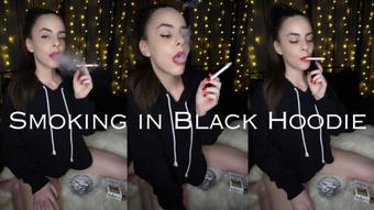 Smoking in Black Hoodie (Dani Lynn)