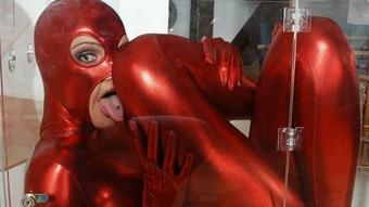Vidzflix Spandex Catwomen Lives In A Glass Box (VidzFlix)