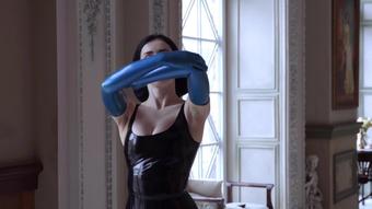 Cinematic Dance In Blue Latex (MissEllieMouse)