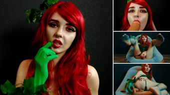 Poison Ivy - POV kissing, blowjob dildo - Jun 3, 2021 (Lil cosplay slut)