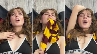 Hogwarts Legacy - Hermione's orgasm - Mar 12, 2023 (Lil cosplay slut)