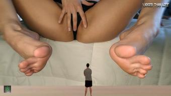PennyPlace in Giantess Step Sis Foot Worship and Vore (LTLGiantessClips)