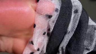 Footstool Pov Nylon Removal (Pink Foxx)