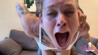 Rough love makes me wet, cum in my mouth spit fetish - December 30, 2022 (sammmnextdoor)