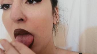 Eating my cum - February 09, 2020 (MissLetiBlane)