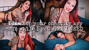 I'll Keep Your Chastity Key Safe While I Get What I Need (Ruby_Onyx)