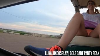 Golf Cart Upskirt (LunaLuxCosplay)