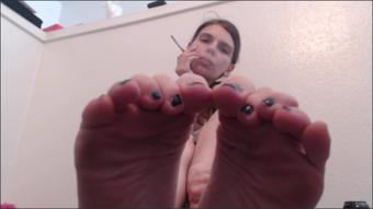 Princesscica Foot Worship Smoking Show (PrincessCica)