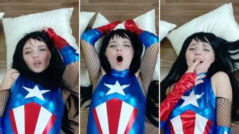 Captain America - Beautiful agony - Sep 15, 2020 (Lil cosplay slut)