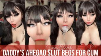 Daddys Ahegao Slut Begs for Cum (Lexxiblakk)