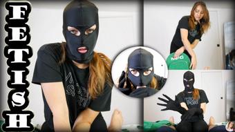 Masked and Gloved Hand Job (MissMilaRose)