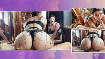 Teen In Fishnets Rough Fuck (Bambi Bluu)