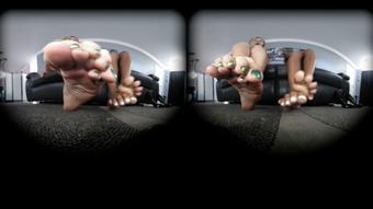VR180* U R Foot Bitch For Honey & Vika (Ginary)