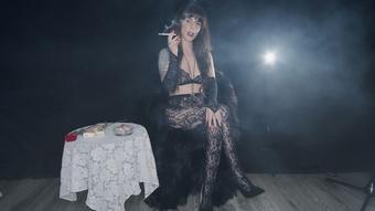 Smoking in Fishnets and High Heels (Dani Lynn)