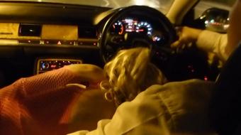 TEEN BLONDE DEEPTHROATS LIMO DRIVERS DICK WHILST DRIVING (TIFFANY SNOW XXX)