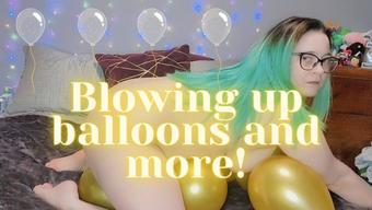 Caityfoxx Ballon Fetish Blowing And Nude Rubbing (CaityFoxx)