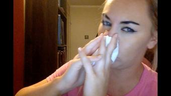BLOWING NOSE FLUTES LOUD BIG ELEPHANT STYLE BLOWS hehe (TABOOTHA_QUEENx)