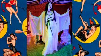 Lily Munster does a Strip Tease Dance (MadameBeatrix)