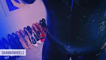 Gloved Gagged Gobbing (Shannon Heels)