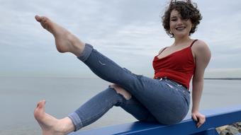 The Beautiful View Of HAYLEE'S SIZE 2's - Apr 26, 2020 (badassbeckyshow)