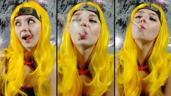 Naruto cosplay: sexy smoking - Mar 15, 2020 (Lil cosplay slut)
