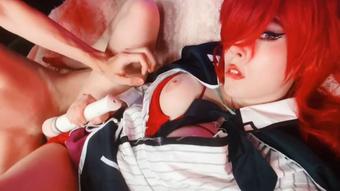DxD. Rias Gremory's Selfie video sex (MollyRedWolf)