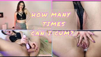 DIRTY TALKING HOW MANY TIMES CAN I CUM (Shanaxnow)