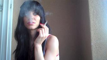Smoking on Balcony (Dani Lynn)