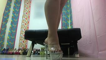 High Heel with Purple Toes Worship - May 11, 2015 (paypeaches)