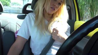 Punch Buggy Seat Belt Fetish - July 19, 2016 (KendallOlsen)