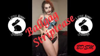 Bunny Ballgag Striptease - Nov 10, 2021 (LittleBunnyB)