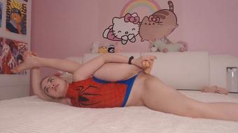 Spider Girl Ahegao Deepthroat Dildo Ride - January 06, 2022 (MiaMelone)